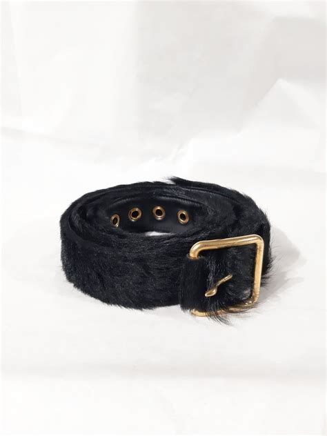 PRADA FW 2017 FUR BELT .